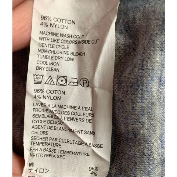 Tommy Bahama blue heathered Reversible 1/4 Zip Sweater MENS XL - Picture 4 of 7